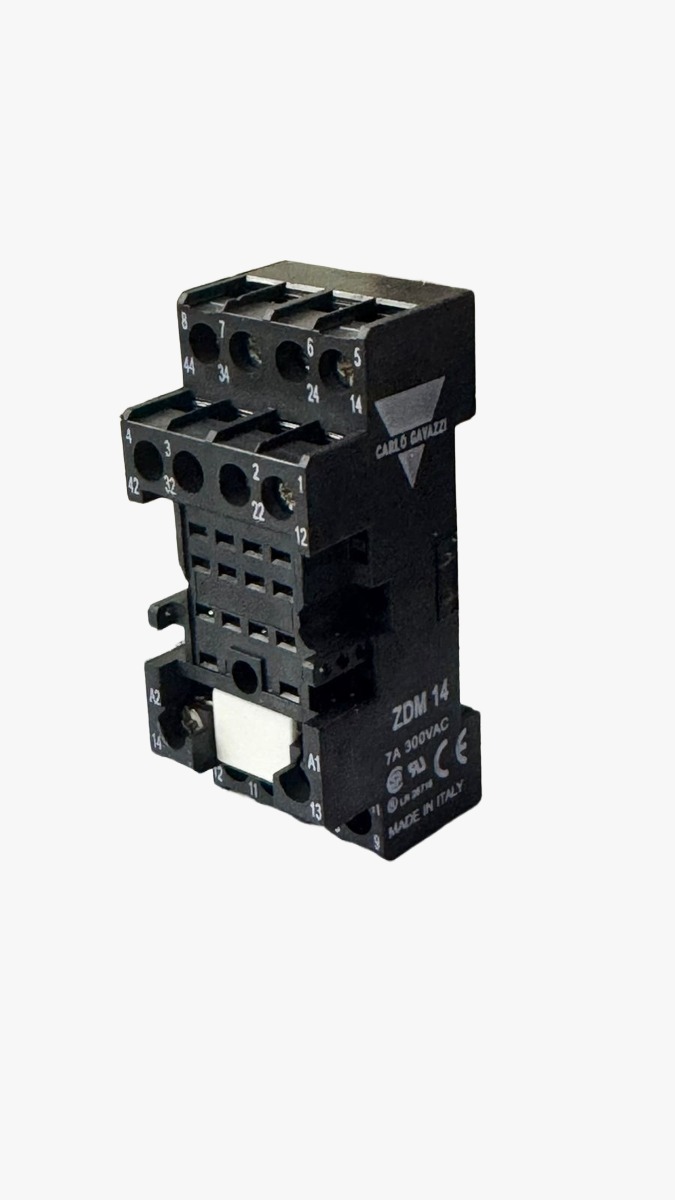 Zócalo para relés Carlo Gavazzi ZDM14 -10 UNIDADES-