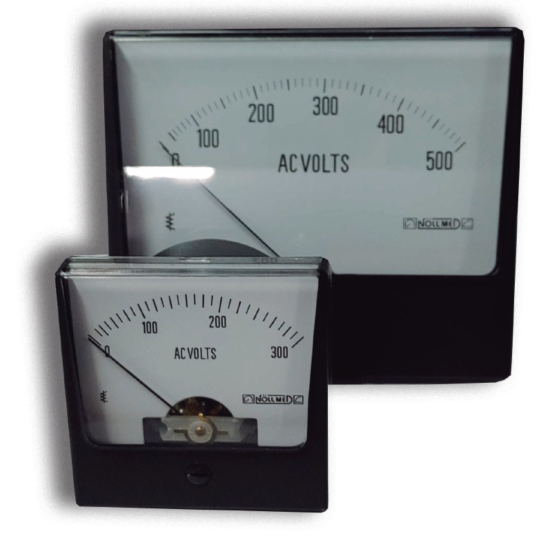 Voltímetro de panel hierro móvil CA