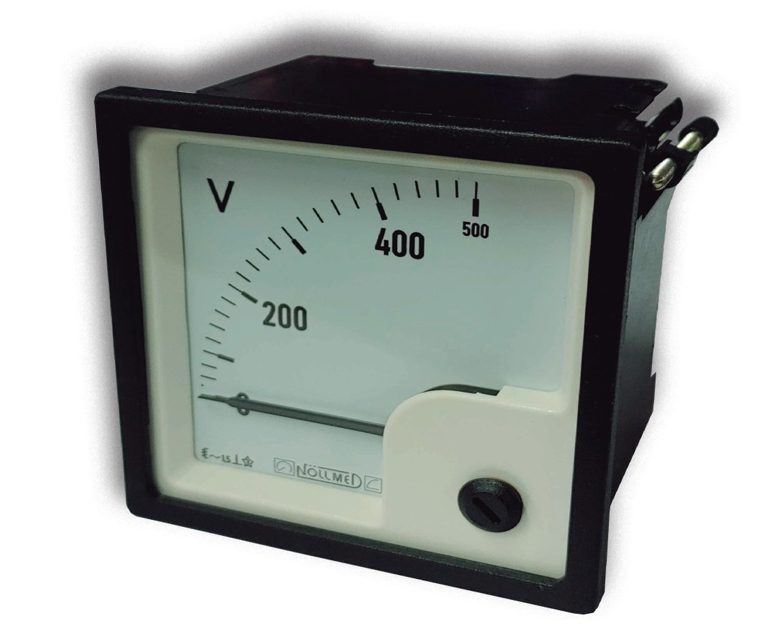 Voltímetro de tablero hierro móvil CA